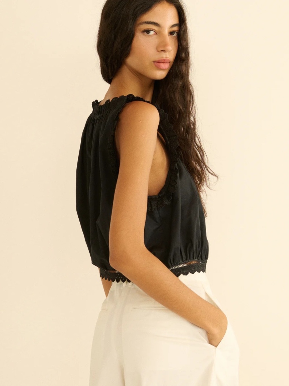 DÔEN Traveler Top, Size XS, in Black - Picture 5 of 15